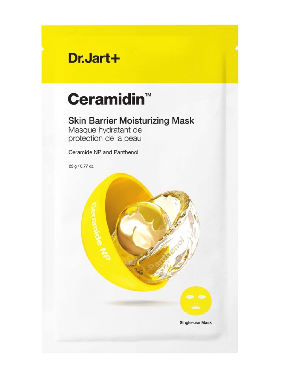 DR. JART+ Ceramidin™ Skin Barrier Moisturizing Mask (lot of 4)